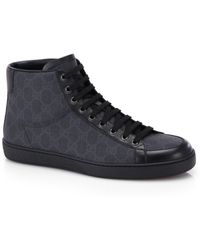 gucci canvas high tops