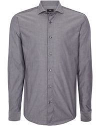 BOSS | Ridley Slim Fit Diamond Geo Print Shirt | Lyst