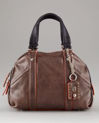 Women S Olivia Harris Totes And Per Bags Olivia Harris Mini Sched Satchel Lyst