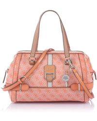 Guess Manda Box Satchel Guess Manda Box Satchel
