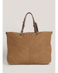 Lanvin Amalia Extra-large Leather Tote Bag in Brown | Lyst