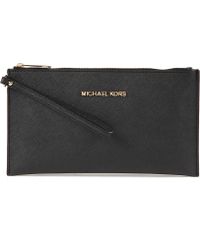 MICHAEL Michael Kors Jet Set Saffiano Leather Clutch Bag - For Women ...