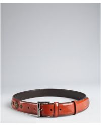 prada black patent leather belt  