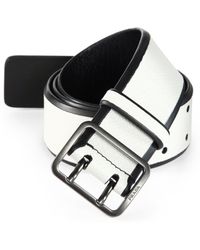 Prada Leather Wrap Belt, Black in Black | Lyst  