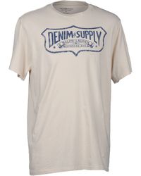 Denim & Supply Ralph Lauren Totem Pole Graphic Tshirt in White for Men ...