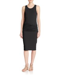 Js Collections Strapless Stretch Ottoman Sheath Dress in Black (black ...