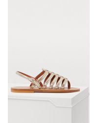 Homère Cuir Sandales Lamé Homère Cuir Sandales En Cuir En Sandales En Homère Lamé sQdhrt