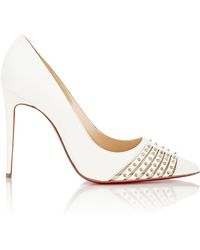 Christian louboutin Victorina Flame Suede Pumps in Red (RED SUEDE ...