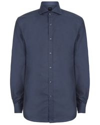 BOSS | T-swain Cotton Jersey Shirt | Lyst