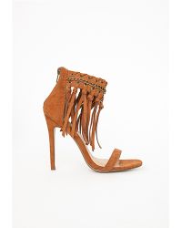 Missguided Tan Woven Flatform Sandals in Brown (tan) | Lyst