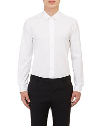 Saint Laurent Poplin Shirt-White Size 42 Cm - Lyst