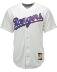 texas rangers cooperstown jersey