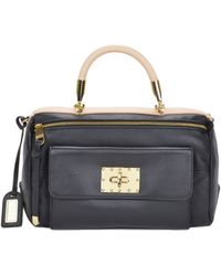 Cline Bi Color Luggage Bag in Multicolor (Black/White) | Lyst  