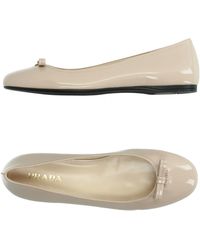 Prada Ballet Flats | Shop Prada Ballet Flats on Lyst  