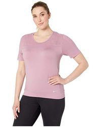 Nike Infinite Top Long Sleeve (plum Dust/reflective Silver) Clothing in Pink - Lyst