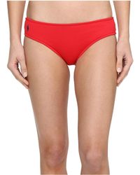 Polo Ralph Lauren - Ruffle Solids Ruched Drew Cheeky Hipster - Lyst