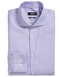 BOSS | 'mark' Sharp Fit Dress Shirt | Lyst