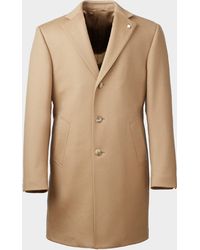 Ledbury | The Camel Wembly Overcoat | Lyst