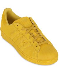 adidas superstar yellow suede