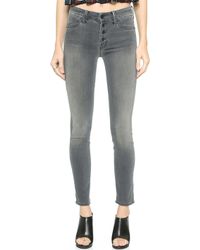 Pepe Jeans London Pixie Skinny Jeans in Gray (Grey) | Lyst