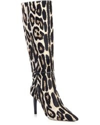 best replica sneaker site - Christian louboutin Fifi Leopard-Print Calf Hair Boots in Animal ...