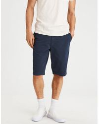 mens longer length chino shorts