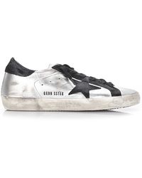 Golden goose deluxe brand 10mm Super Star Studded Leather Sneakers ...