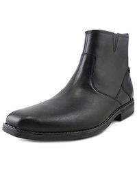 rockport men's traviss zip boot chelsea boot