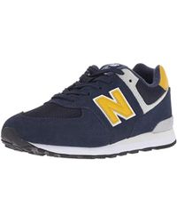 yellow new balance 574 womens