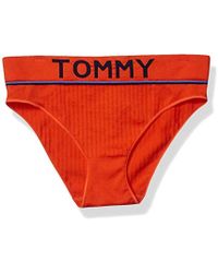 Tommy Hilfiger Seamless Bikini Underwear Panty, Singles And Multipacks - Orange