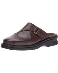 clarks patty lorene leather mule