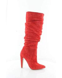 steve madden carrie boot red