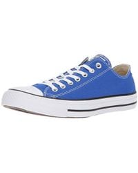 converse royal blue low