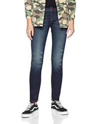 True Religion Halle Perfect Old School Jeans Skinny Donna - Blu