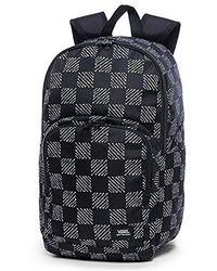 vans black leopard print backpack