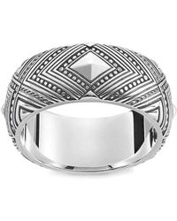 Ring Angular Silver Tr2279 001 21 Thomas Sabo