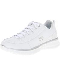 skechers synergy mujer blanco