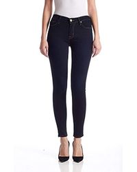 Hudson Jeans Nico Midrise Skinny Jean In Blue Gold