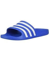 adidas Sandals Adilette Aqua Slides F35543 in Black for Men ... adidas Sandals Adilette Aqua Slides F35543 in Black for Men ...