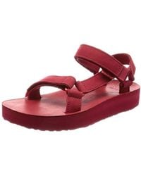 teva original universal sandals geometric pink fringe