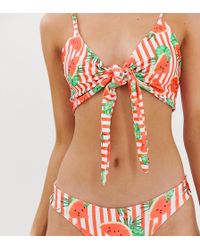 boohoo watermelon bikini