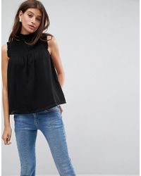 high neck blouse asos