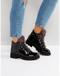 steve madden patent boot