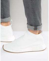 adidas originali nmd cs1 pk formatori in bianco ba7208 in bianco adidas originali nmd cs1 pk formatori in bianco ba7208 in bianco