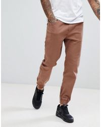 bershka chino joggers