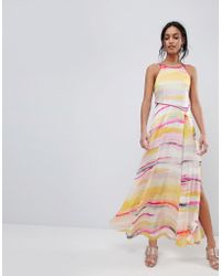 coast beaumont block colour maxi dress