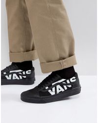 vans college black vans college black