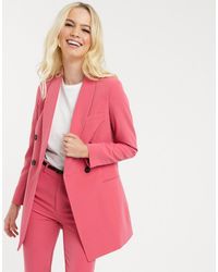 Stradivarius Zweireihiges Blazer-Kleid in Rosa - Pink