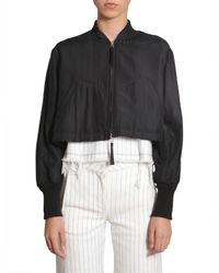 Alexander Wang Habotai Bomber Jacket - Black