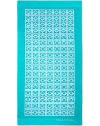 Women S Trina Turk Beach Towels Online Trina Turk Turq Ps Block Beach Towel Lyst